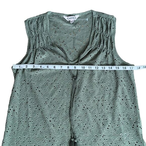 Nanette Lepore Prairie Sage Sleeveless Top SMALL NWT - Picture 10 of 14